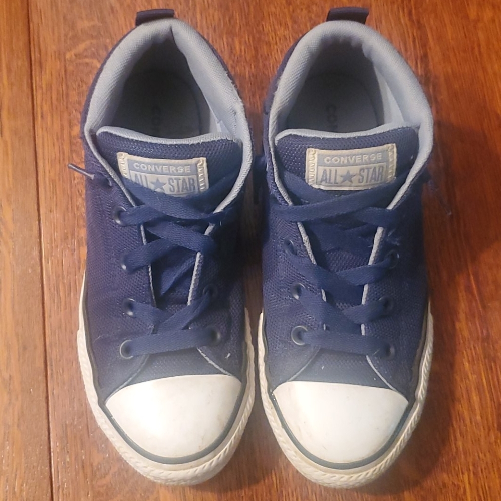 Converse size 4 big kids high top mesh fabric
